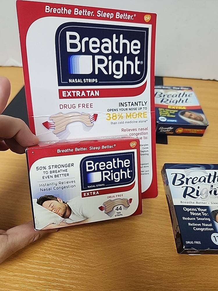 Vintage Breathe Right Strips 112 Total