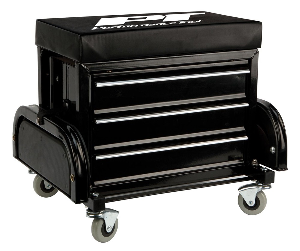 Performance Tool Creeper Seat Tool Box W85025