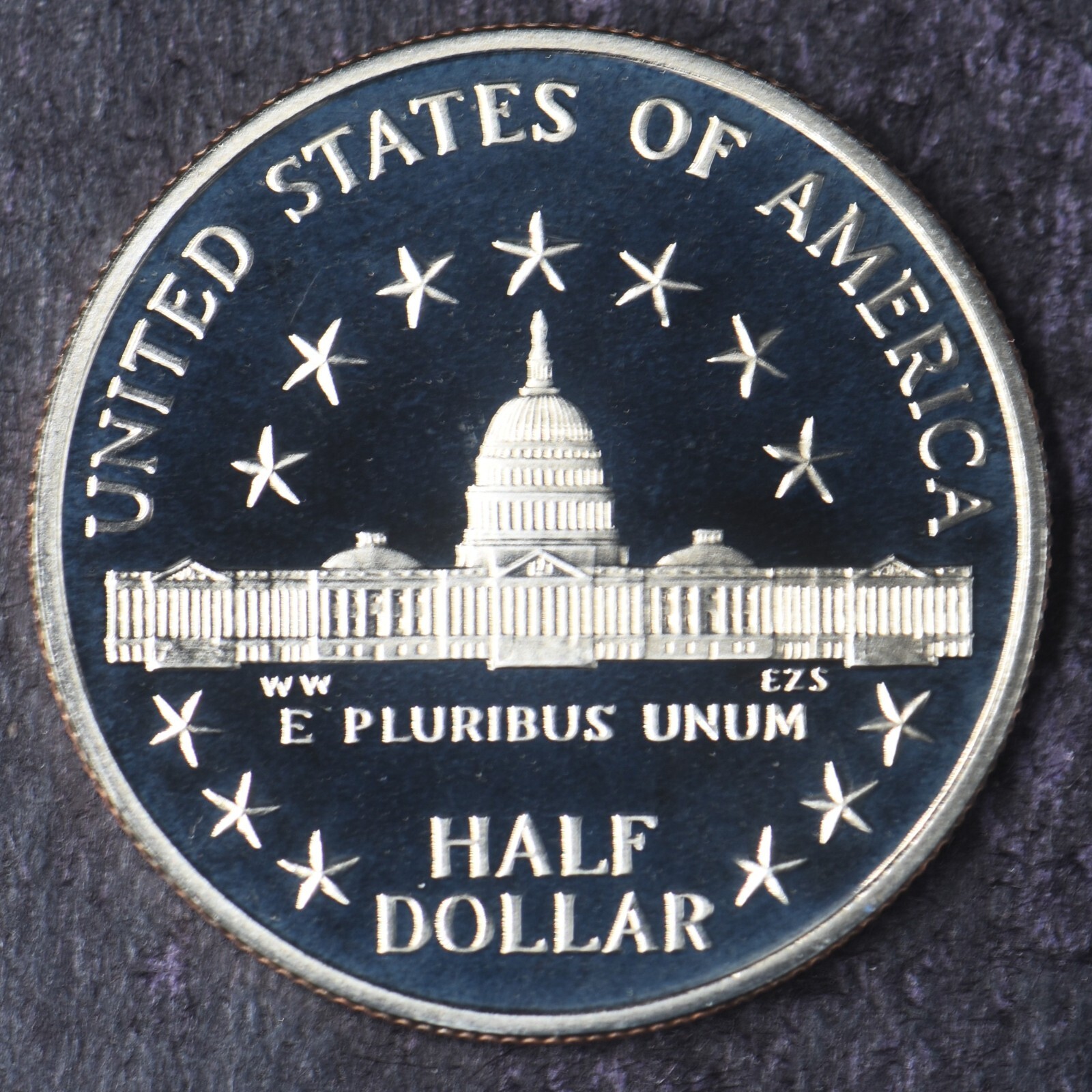 1989-S Proof Congress Bicentennial Commemorative Half Dollar 50C