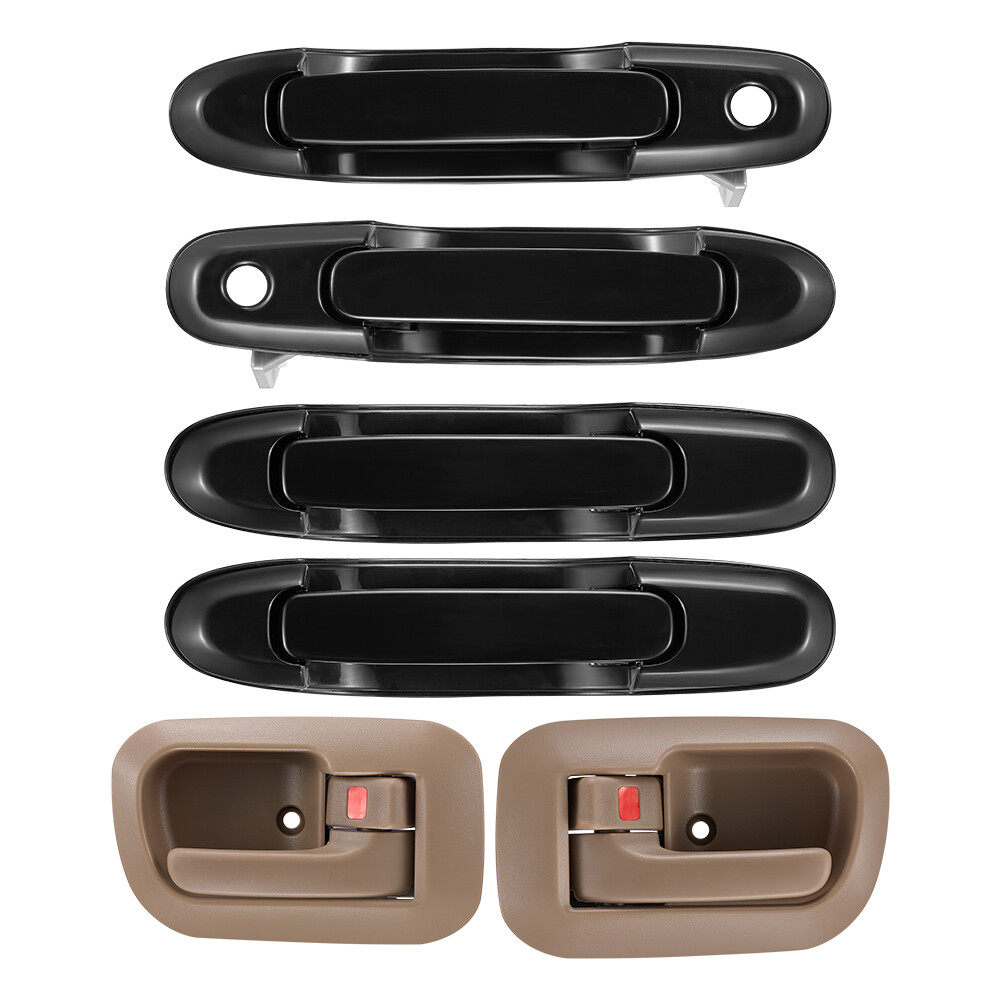6Pcs For 1998-2003 Toyota Sienna Outside Inside Door handles Left & Right Side