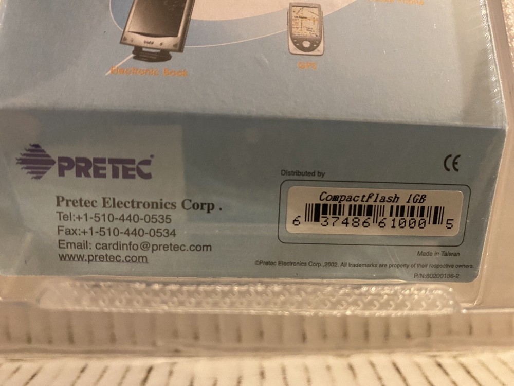 Pretec 1GB CompactFlash CF Card