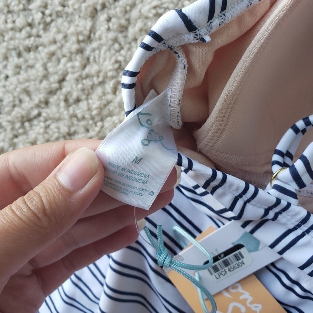 Kona Sol Triangle High Coverage Swimsuit One Piece