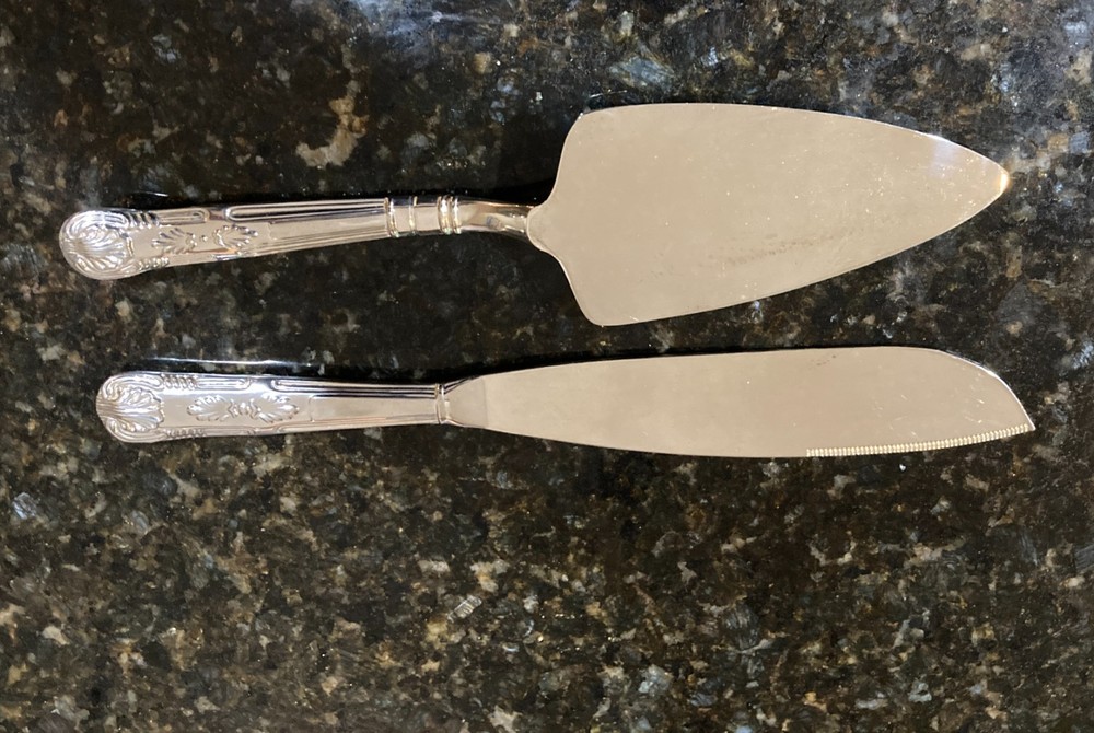 Cake Knife & Server Stainless 2-Piece Set