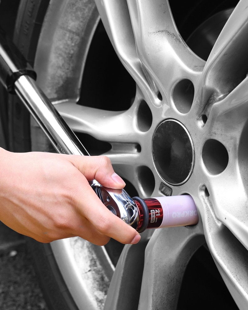 WORKPRO 1/2" Drive Lug Nut Impact Duty Socket 6 Point 21mm Deep Thin Wall Socket