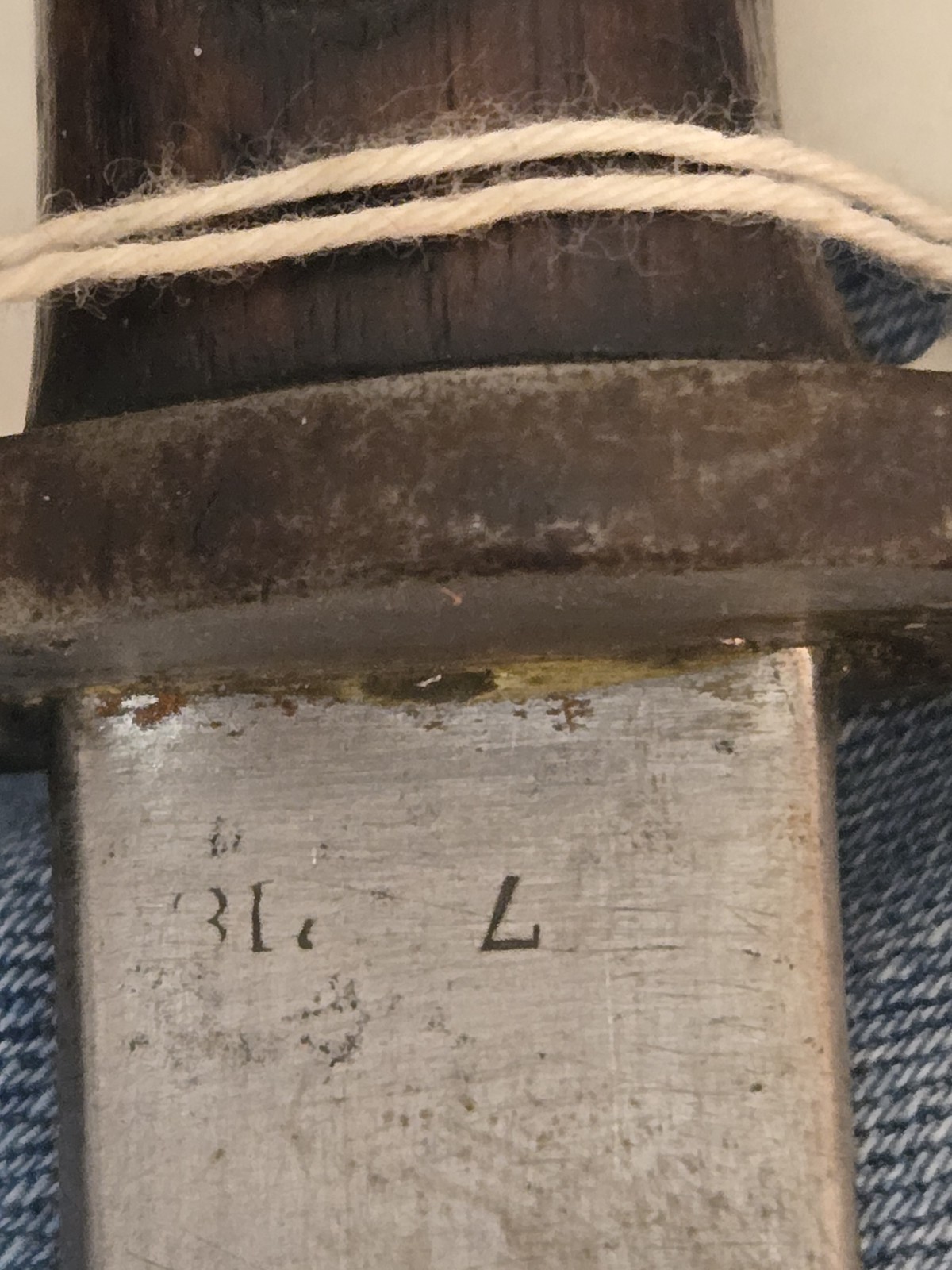 British WWI Remington Dated April 1915 M-1907 Sword Bayonet with M/44 Scabbard