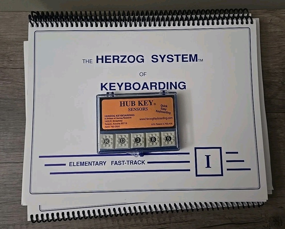 🧠⌨️ Herzog System Elementary Fast-Track Keyboarding Kit + Hub Key Sensors