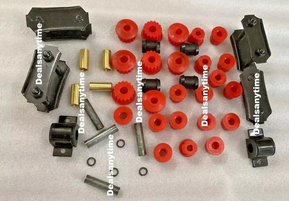 Fit For Suzuki Samurai Complete Polyurethane Suspension Leaf Spring Bushing Kit