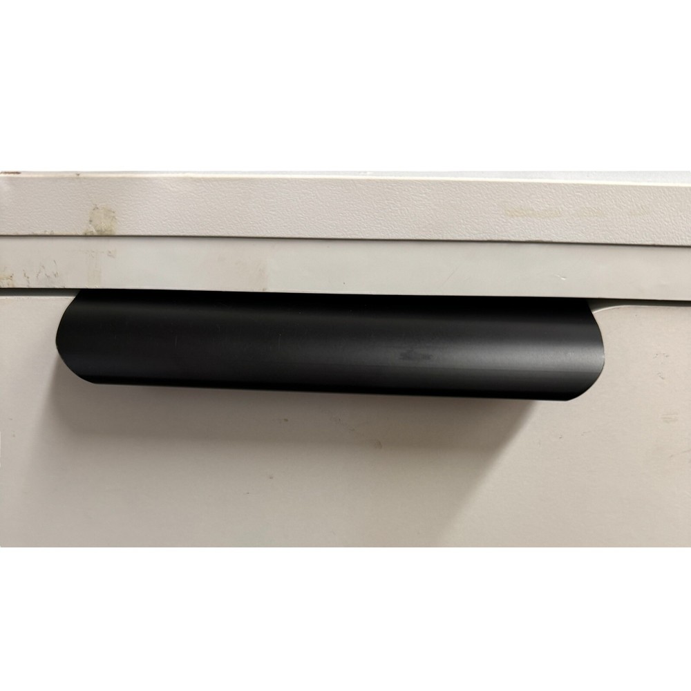 Matte Black Finger Edge Pull 6" Kitchen Cabinet Door Handle Back Mount Drawer