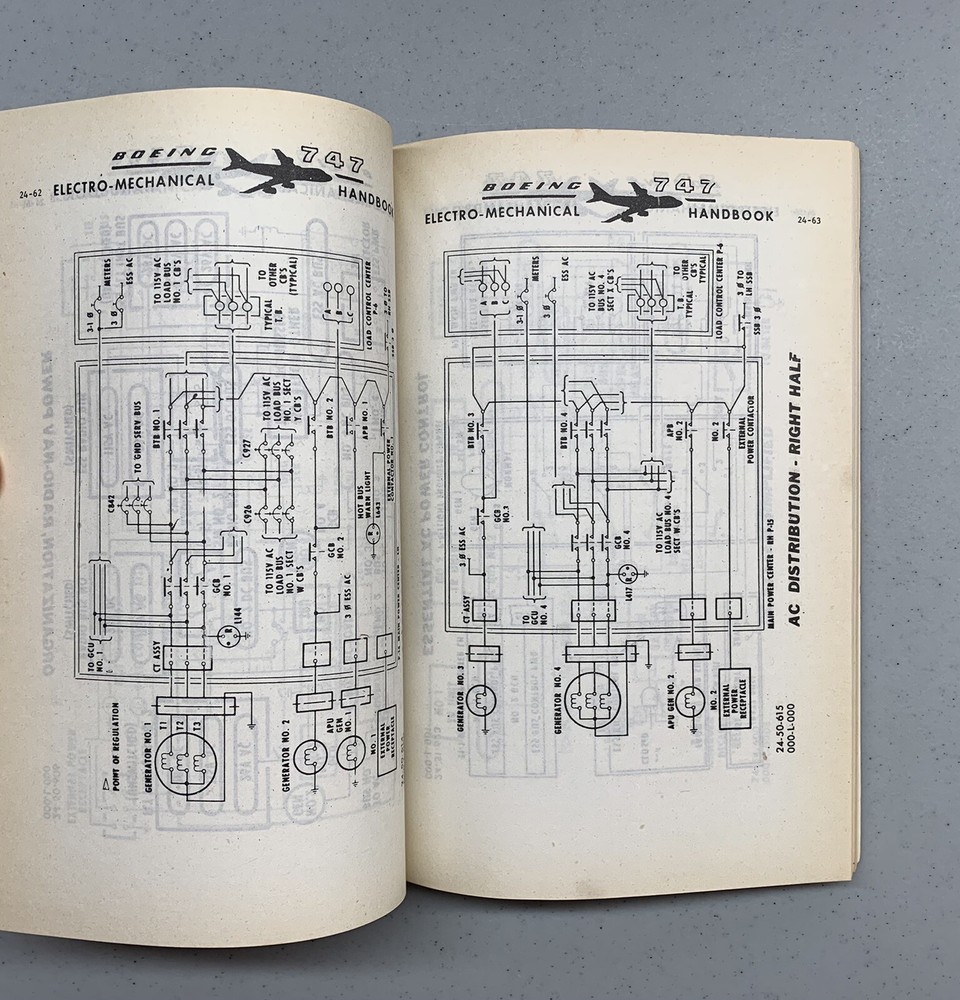 Boeing 747 Electro Mechanical Handbook 1974