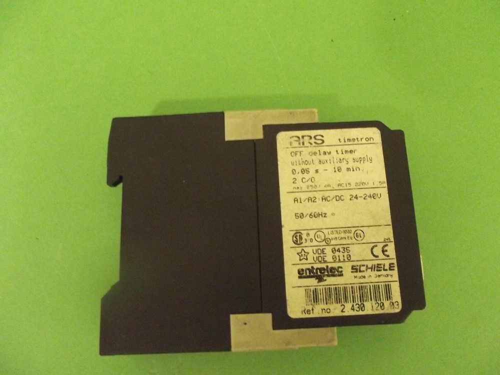 SCHIELE entrelec Mecotron ARC OFF delay timer