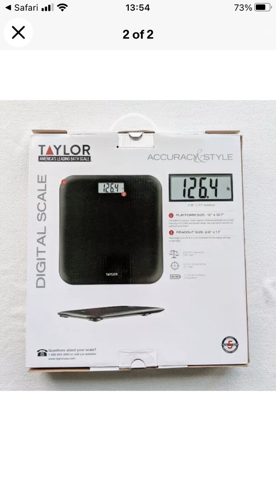 taylor digital bathroom scale