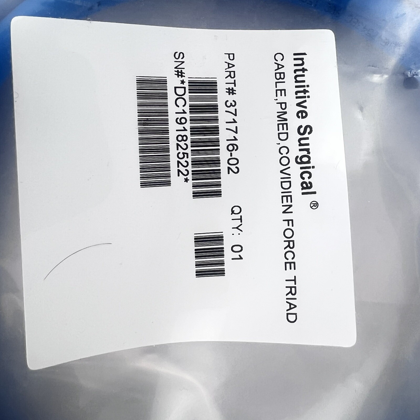 Intuitive 371716-02 Covidien Force Triad Cable