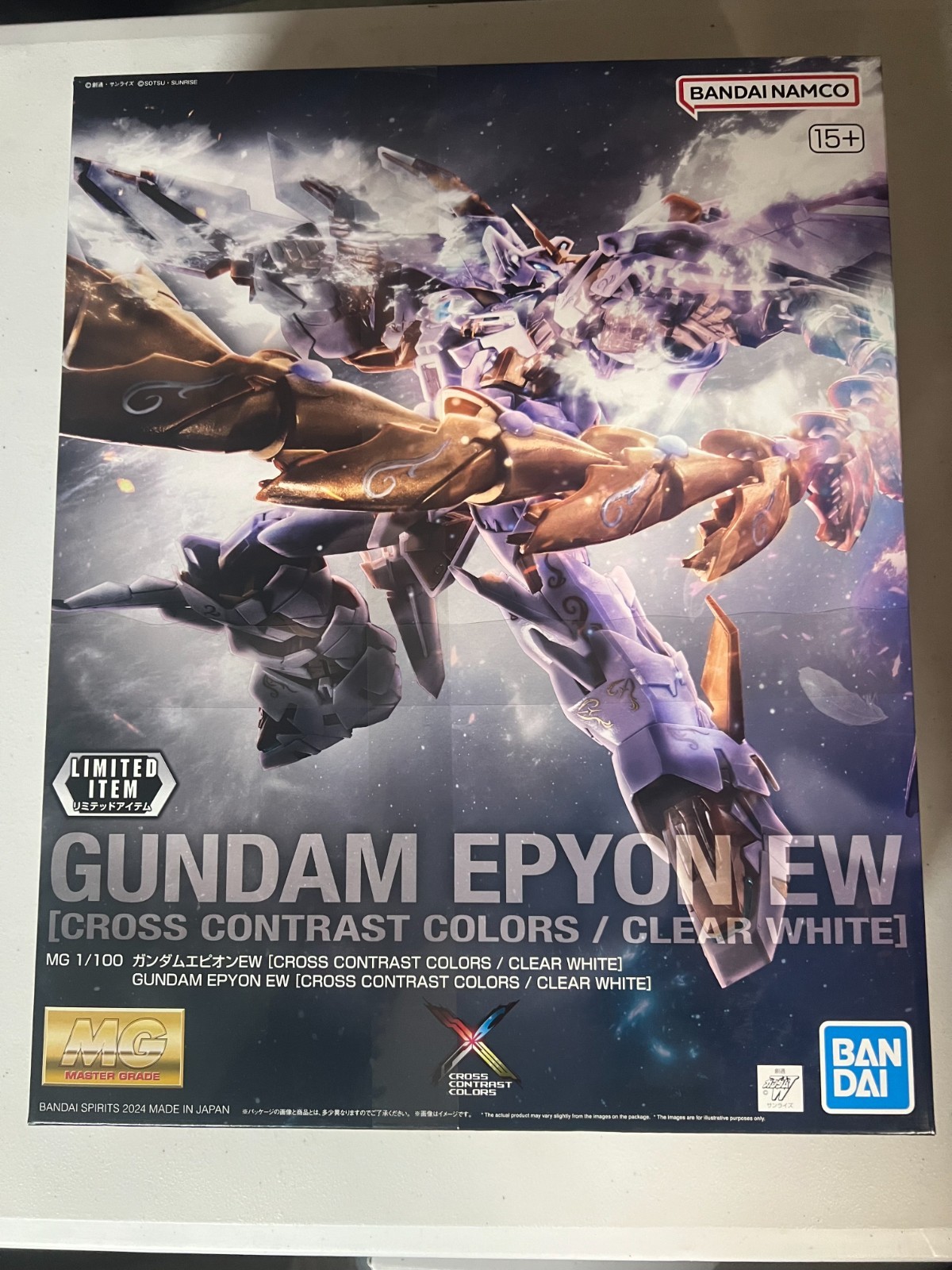 P-Bandai MG Gundam Epyon EW (Cross Contrast Colors / Clear White) 1/100 Limited