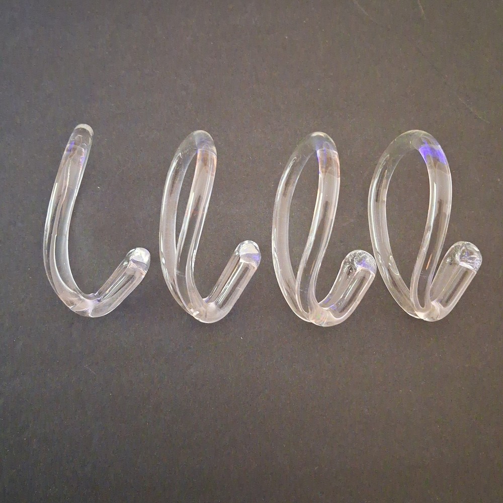 Unique All Glass Hooks - New