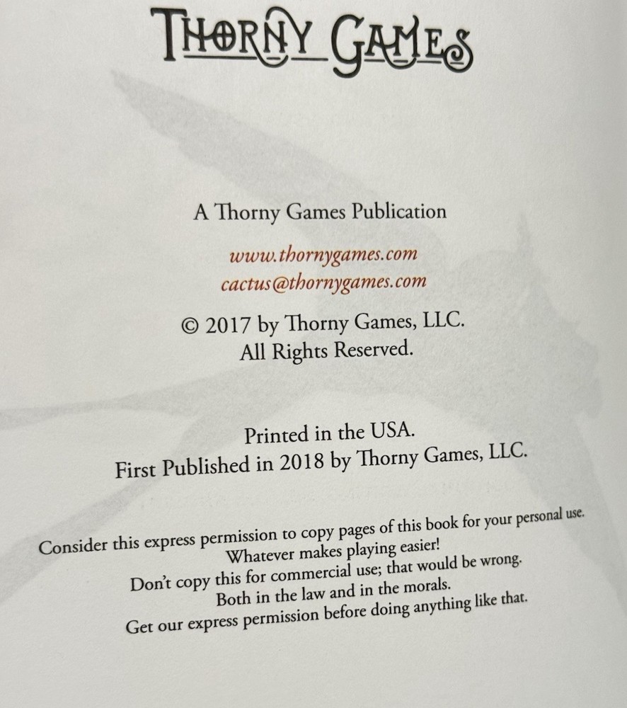 Dialect A Game About Language Hardcover RPG Thorny Games