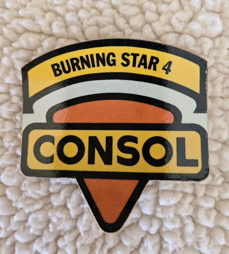 Burning  Star #4 Consol  Coal Mining Sticker Decal
