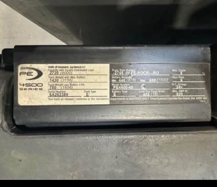 Crown electric pallet jack