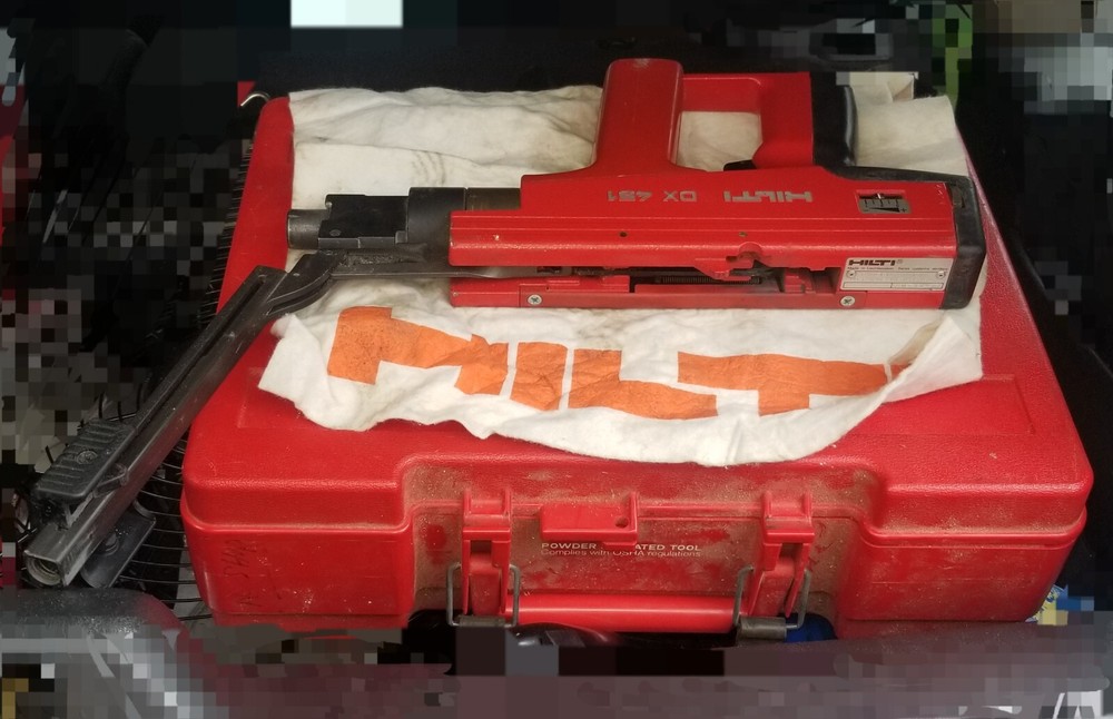 hilti dx451 powder actuated nail gun