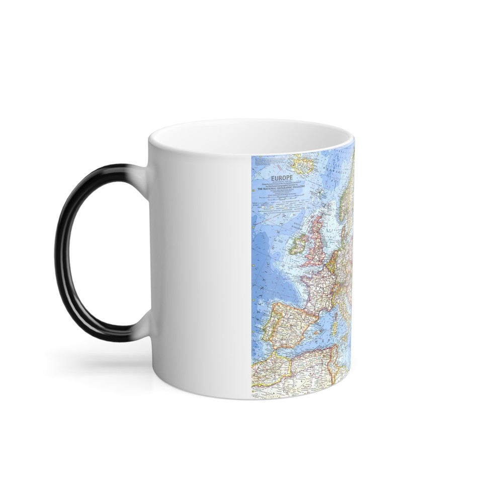 Europe (1962) (Map) Color Changing Mug 11oz