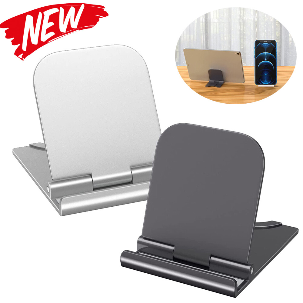 Adjustable Phone Holder Stand Foldable Thin Cradle Desk Mount For iPhone Samsung