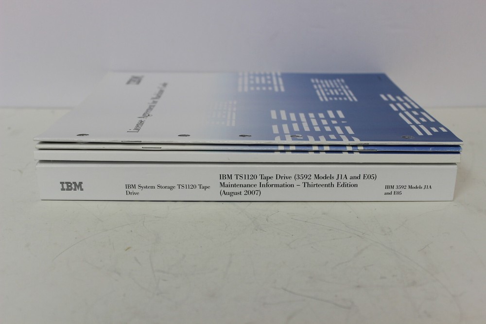 IBM TS1120 TAPE DRIVE MAINTENANCE INFORMATION 3592 MODEL J1A E05 OPERATOR GUIDE