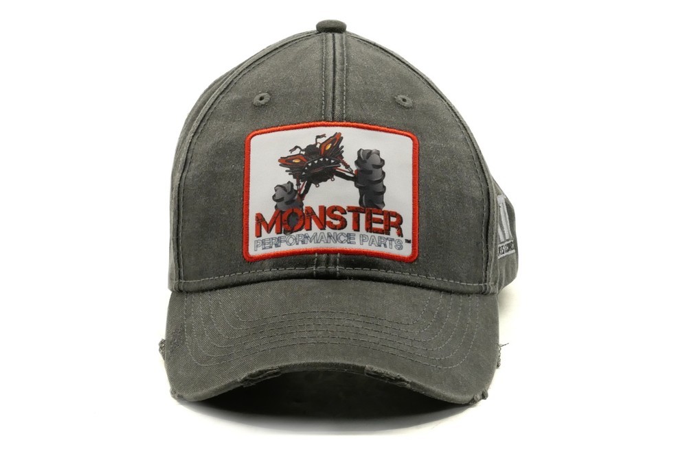 Monster Performance Parts Authentic Baseball Cap Grey 100% Cotton Adjustable