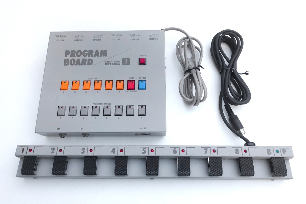 Mus-D MDP-600 Program Board + MDP-600F Foot Switch Effector Pedal Controller
