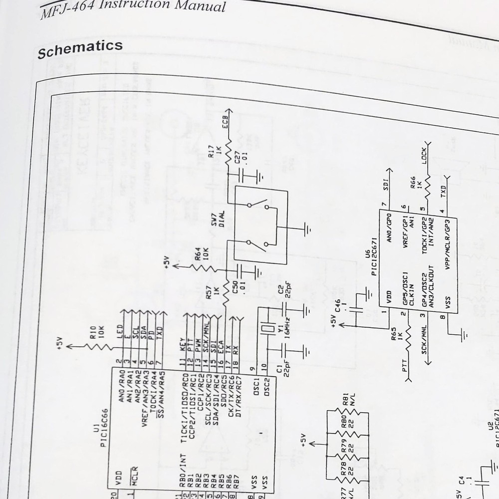 MFJ-464 CW Keyer/Reader Original MFJ Manual