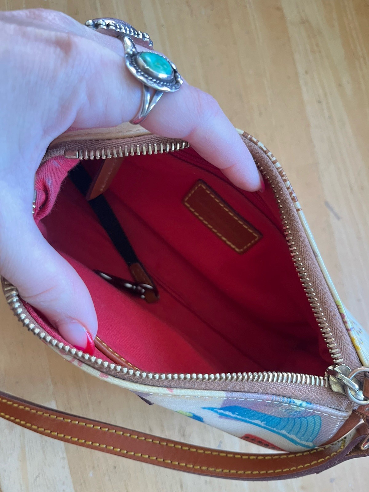 Disney x Dooney & Bourke Disneyland Retro Attractions 7” Crossbody Barrel Purse!