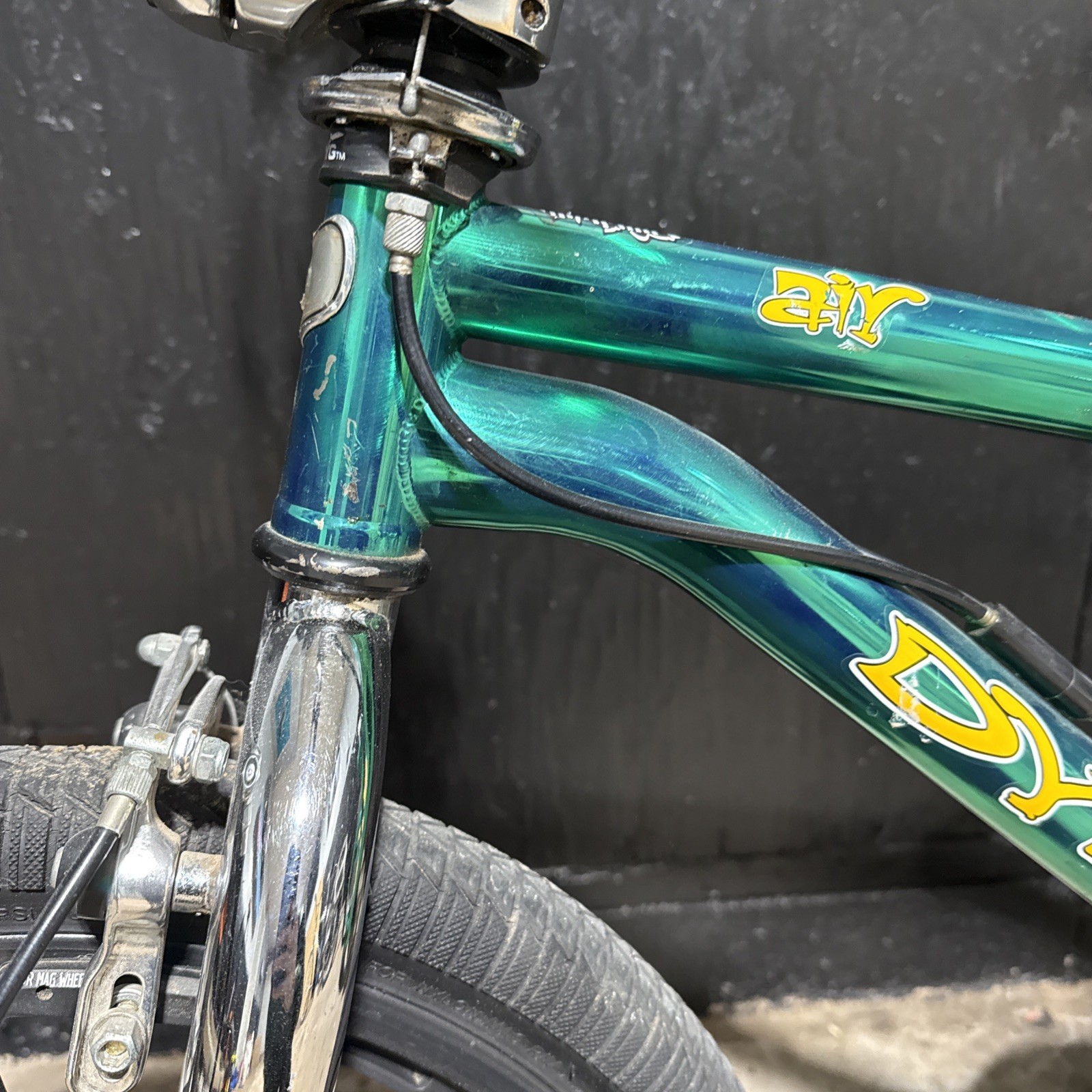 Dyno Air 2000 Gt Mags Freestyle Bike Metallic Green RARE Y2K Bmx Vintage