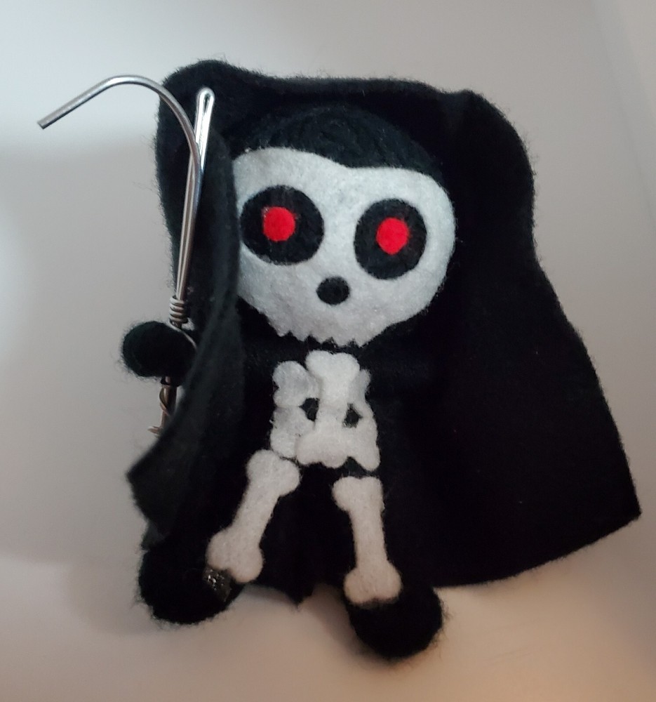 Handmade Voodoo Doll (Grim Reaper w/Scythe)