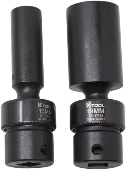 K Tool - 3/8" Drive Metric Deep Impact Socket Set - 37400