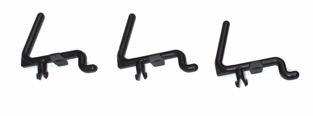 Plastic Black L Style Pegboard Hook Kit - 25 Pack Tool PEGBOARD NOT INCLUDED
