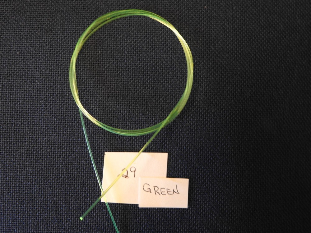 FIBER OPTICS, .029 GREEN