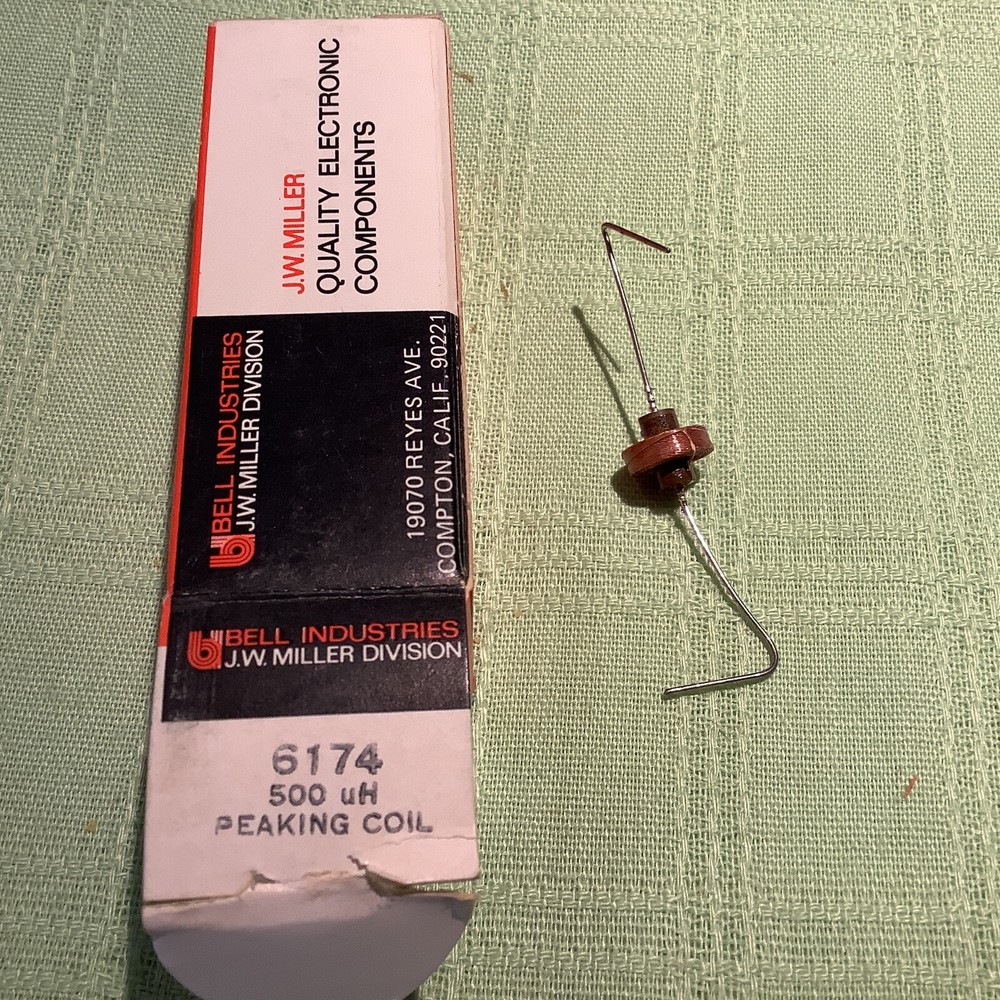 Miller 6174 video peaking coil 500 uH