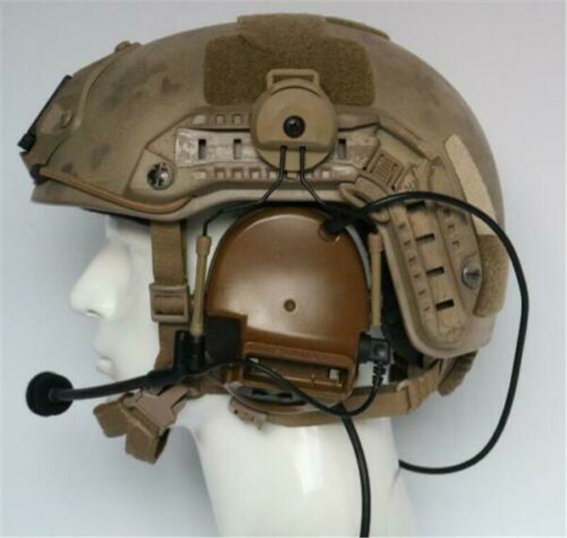 C3 COMTAC III Single Com Noise Reduction Tactical Headset Helmet Ver For TRI TCA