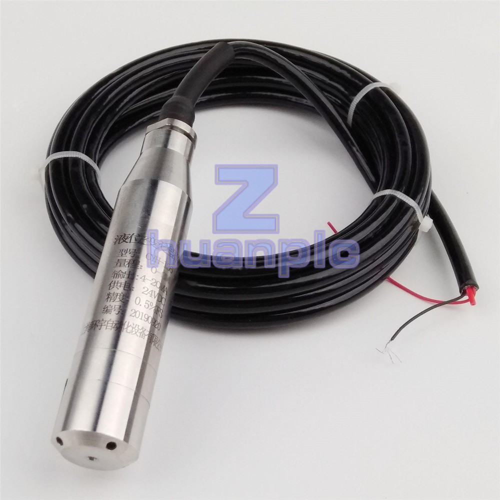 4-20MA 1.0m Range Water Level Transmitter Liquid Level Transducer Sensor