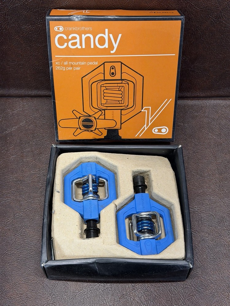 Crank Brothers Candy 1 Clipless Cycling Pedals blue