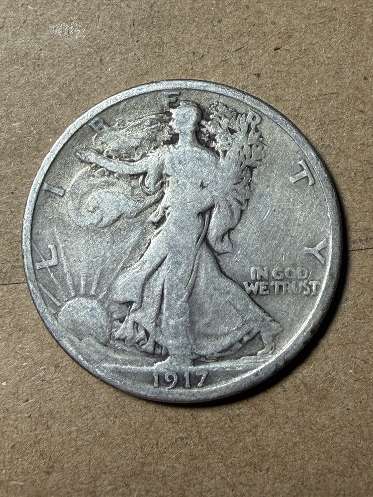 1917 S Walking Liberty Half Dollar - Reverse Mintmark - As Shown! (#2237)