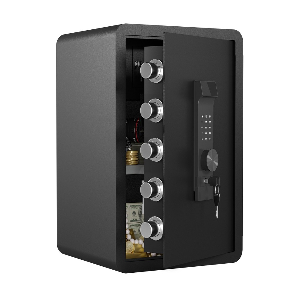 3.42 Cu Ft Large Fireproof Safe, Electronic Lock & Waterproof Bag, Inner Cabinet