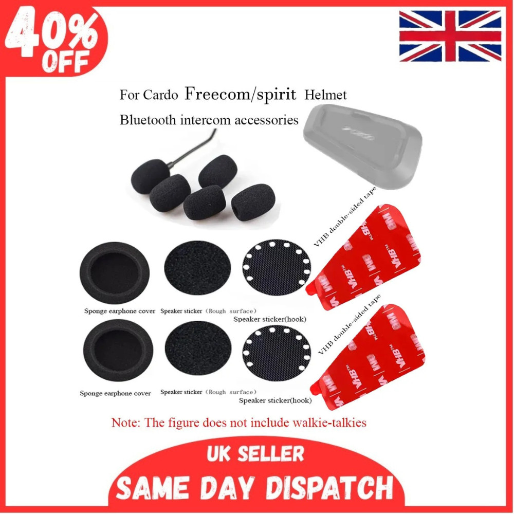 For Cardo PACKTALK BOLD Motorcycle Helmet Bluetooth Intercom Accessories Headset