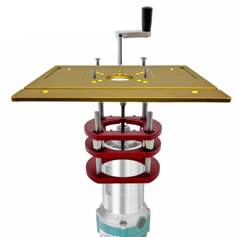 Router Table Insert Plate Lifting Platform Stand Router Lift Table for 64-66mm