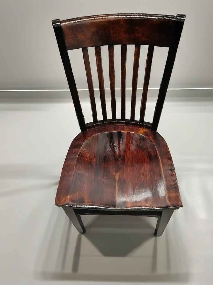 Antique desk and chair