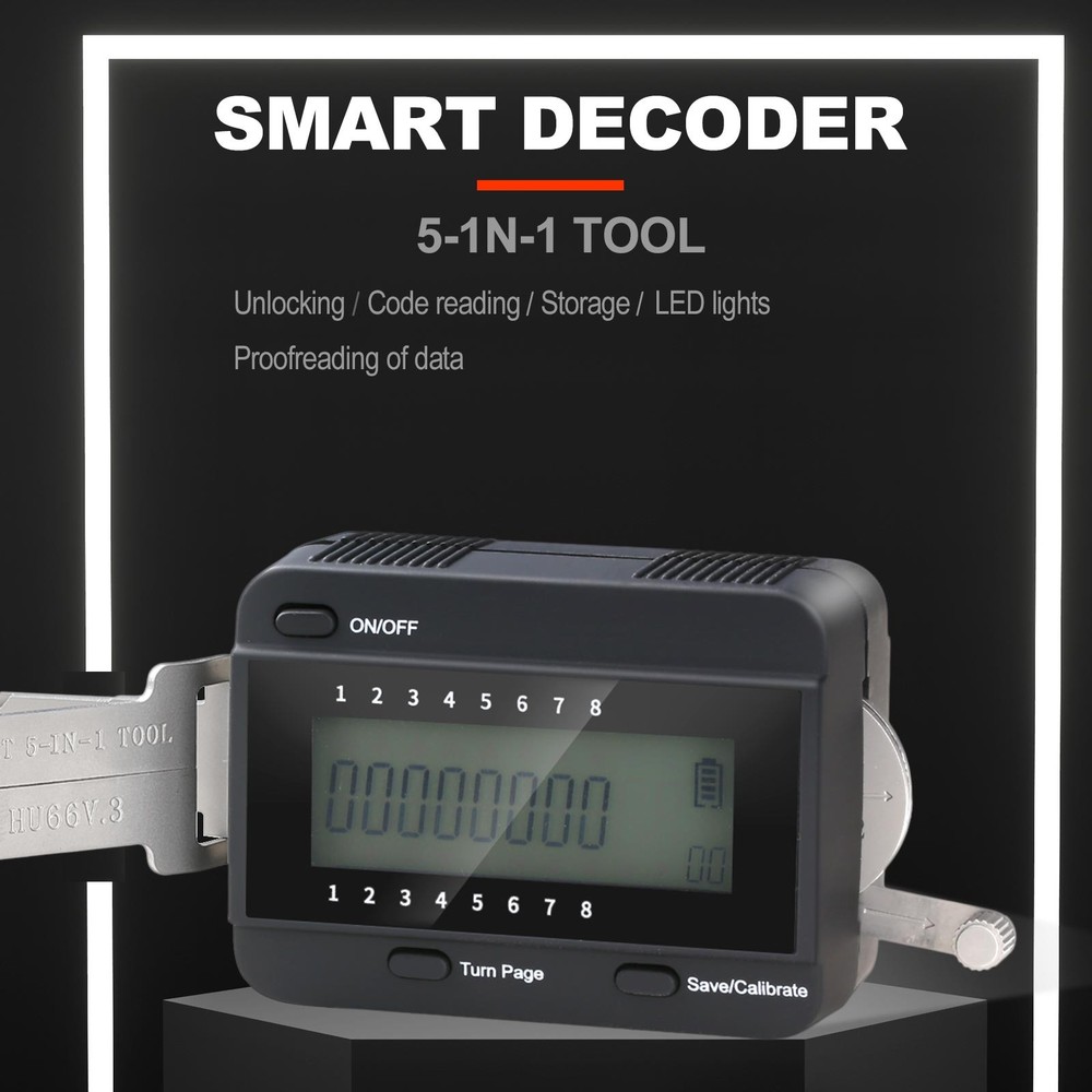 5-In-1 Smart Decoder HU66V.3 NP Tool Code Reading Storage FOR HU66 Automotive