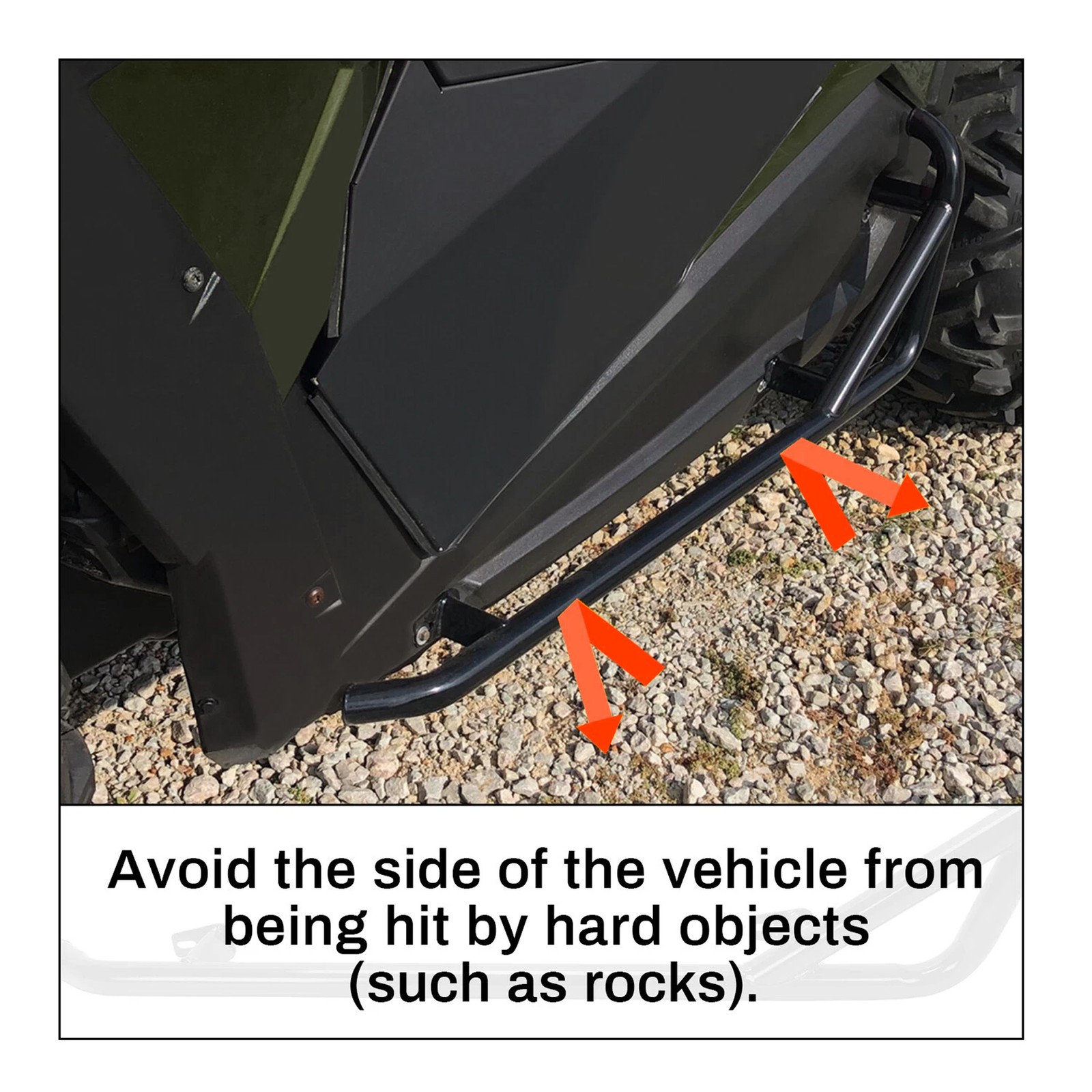 Nerf Bars Rock Sliders Side For Polaris RZR XP 900 1000 Trail 900 S Turbo 14-23