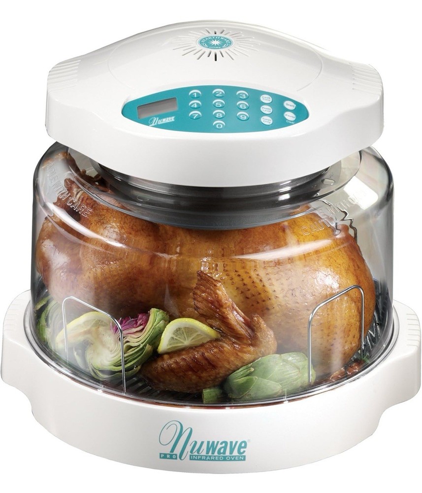 NuWave White Infrared Oven with Extender Ring Kit