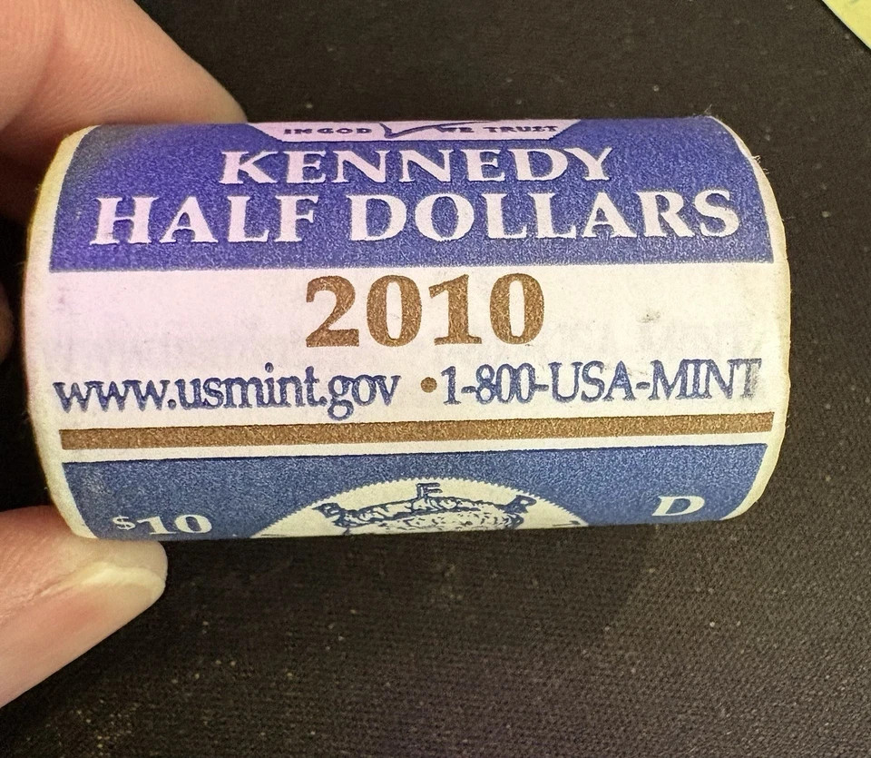 2010-D Kennedy Half Dollar • Uncirculated from US Mint Roll