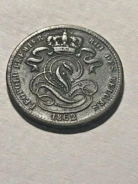 1862 Belgium 1 Centimes VG++ #1693
