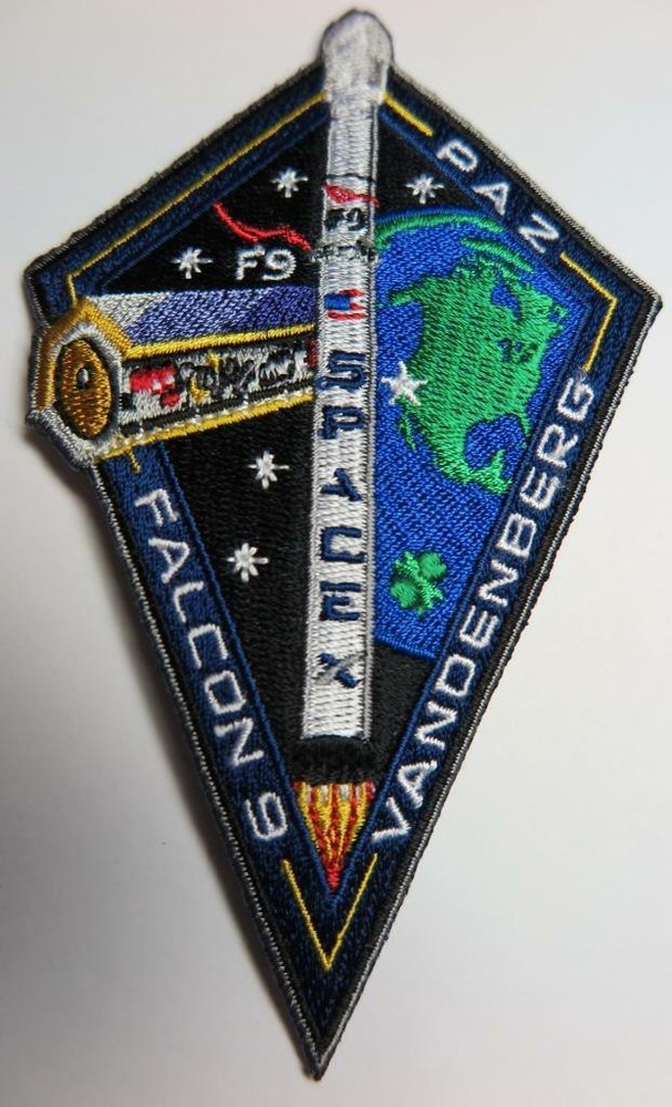 FALCON 9 PAZ SPACE PATCH ORIGINAL NEW