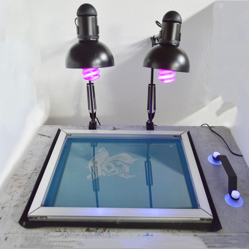 4 color screen printing kit micro-adjust pressTemperature Control Flash Dryer